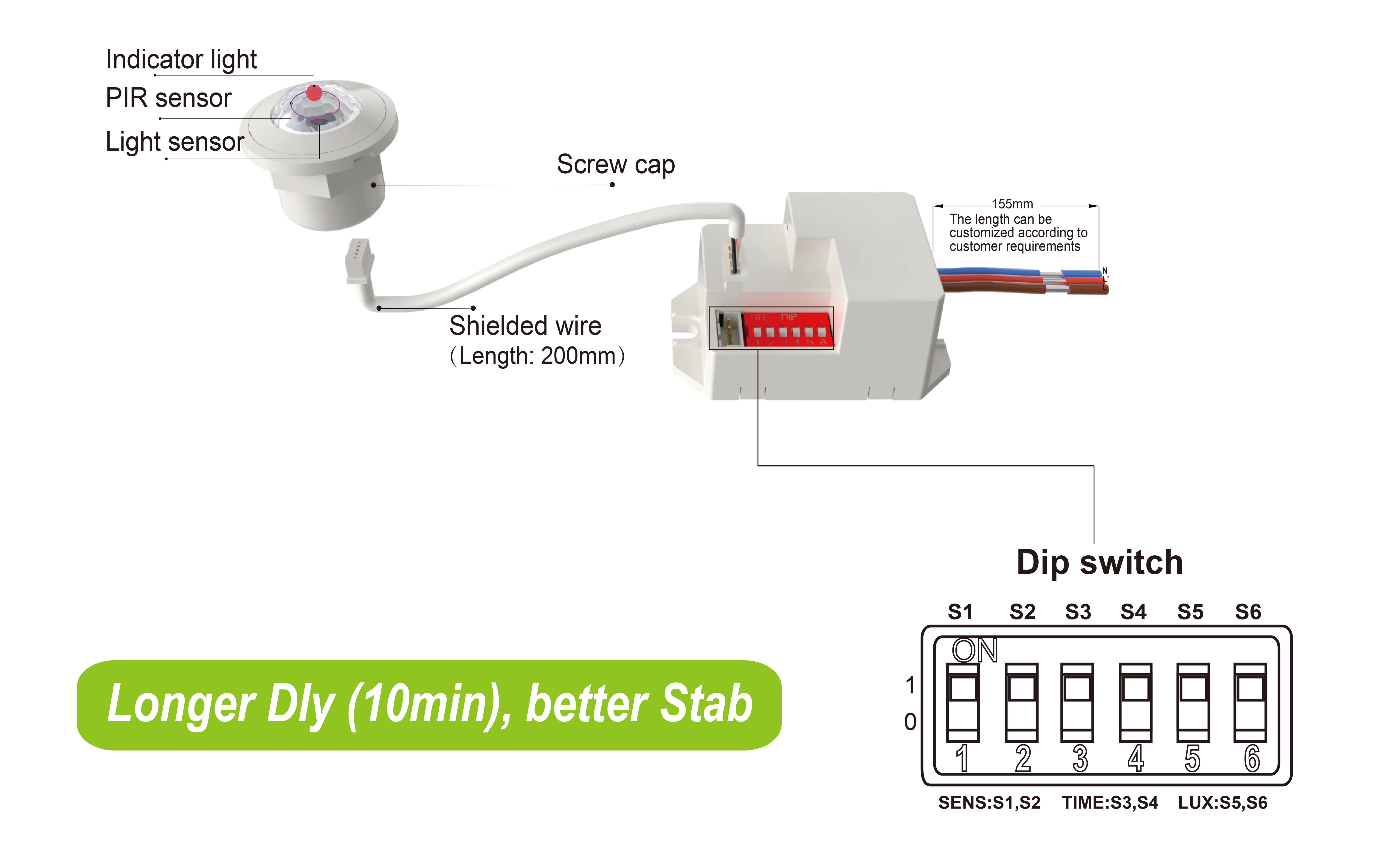 Pdlux pristato PD-PIR-M15Z-A PIR judesio jutiklį su iki 10 minučių uždelsimu ir padidintu stabilumu
